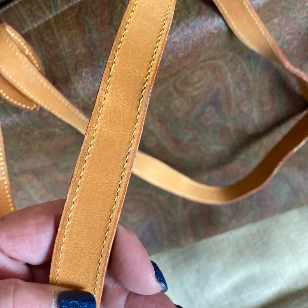 Etro Coated Canvas and Leather Bag
